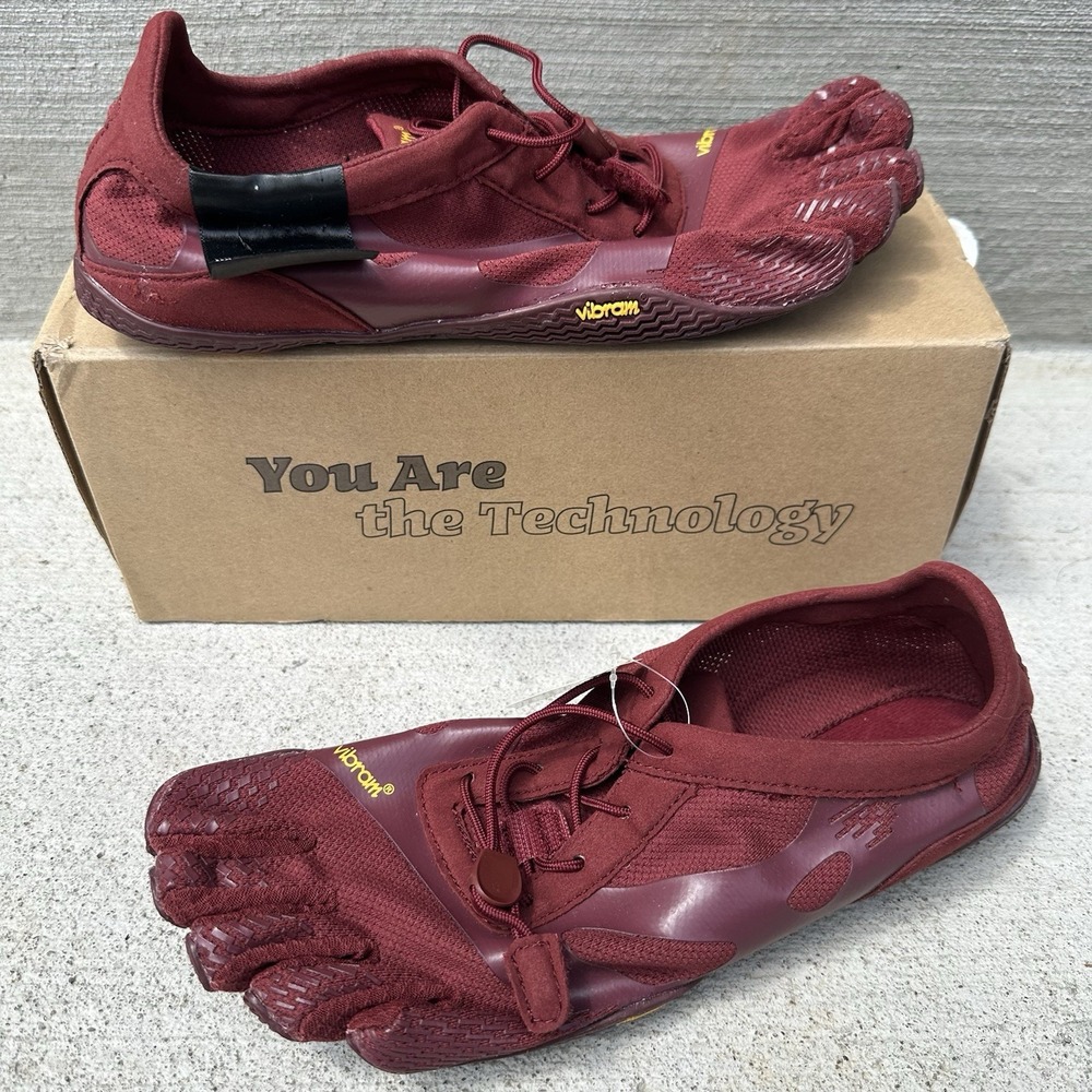Vibram FiveFingers Women's US 9-9.5 EU 41 KSO EVO 19W0702 Burgundy NEW - Picture 2 of 6